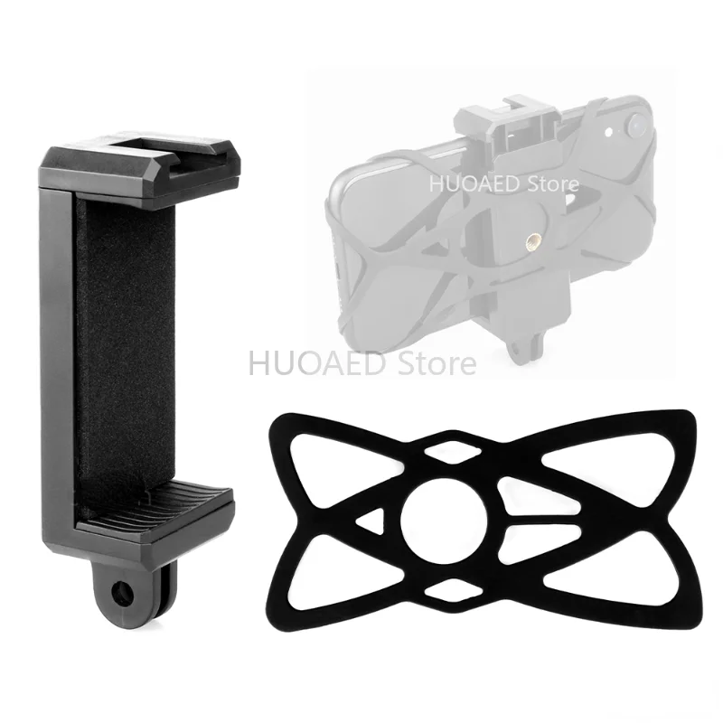 With 1/4 Screw Hole Universal Mobile Phone Holder for Tripod Headband Fix Mount for IPhone Xiaomi Samsung Huawei VP129F