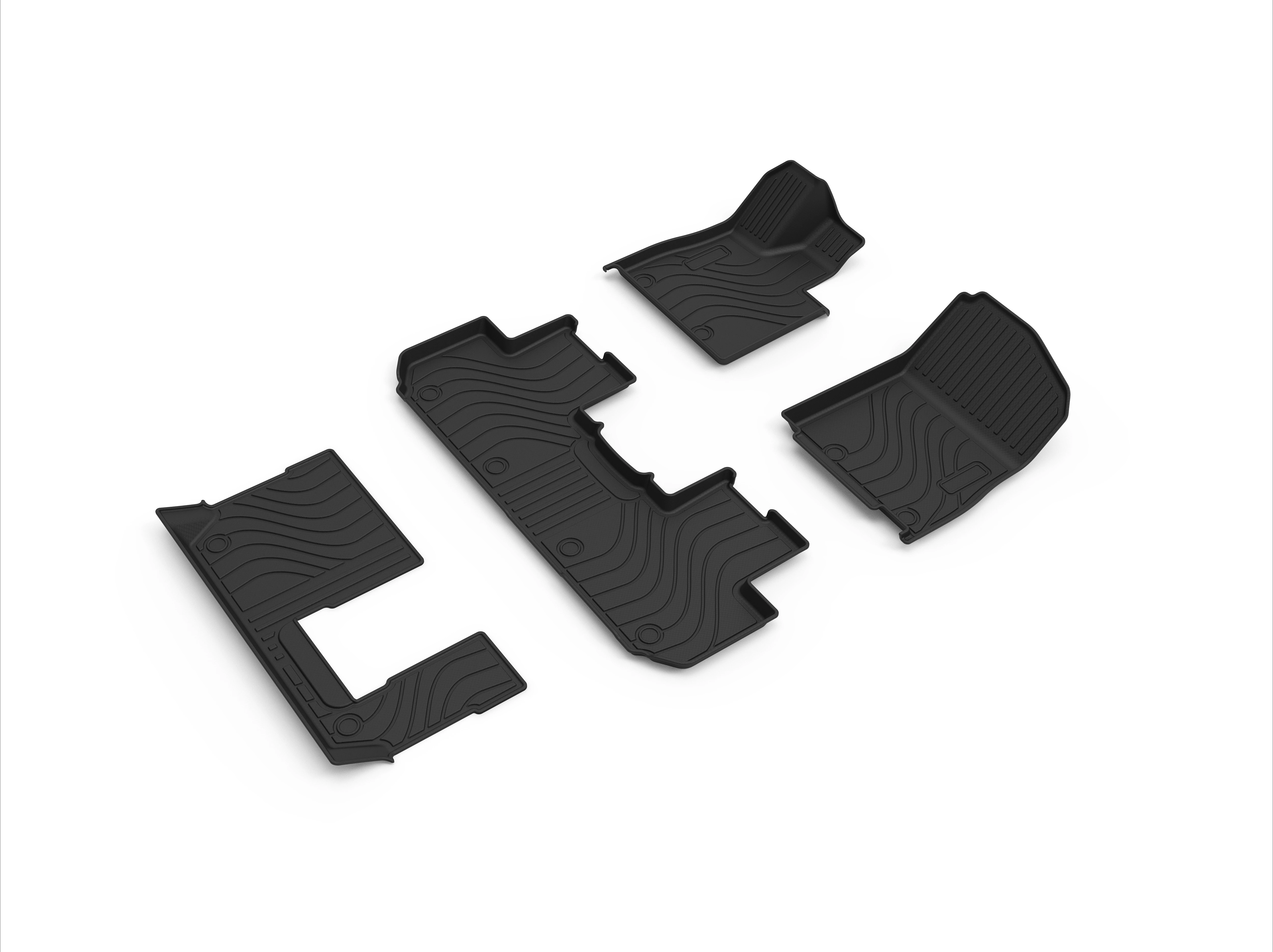 GA Hot Selling TPE Car Mats Waterproof Car Floor Mat for BYD-Tang L DMP/DMi-EV Floor Liner Tray