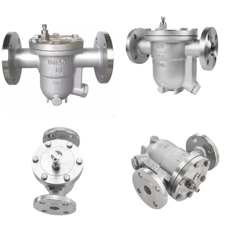 Factory Steam Pipeline Stainless Steel 304/316L CS41H-16C/25C Flanged High Temperature Free-floating Ball Type Steam Trap