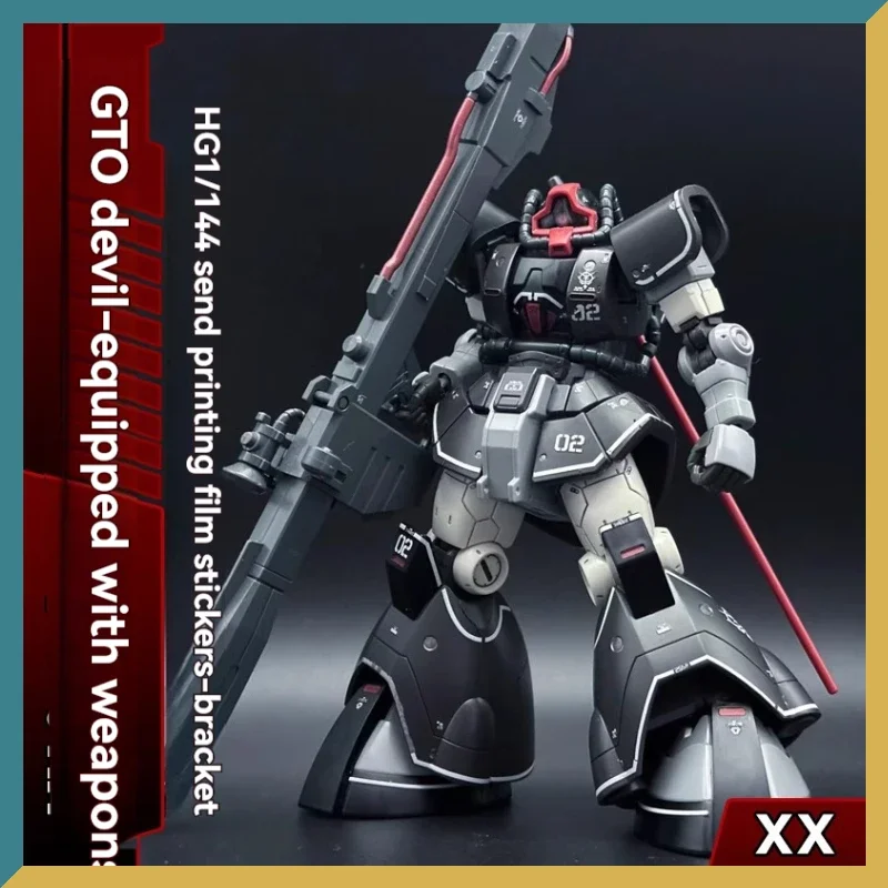 New XX JMS GTO HG 1/144 Dom MS-09R2 Assembled Model Joint Mobile Mech Warrior Figure Toy Gift