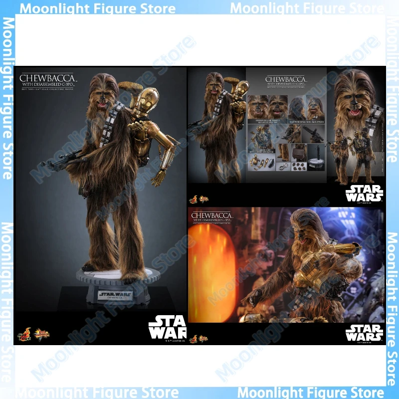 Na stanie HotToys MMS766 Star Wars Chewbacca z rozkładanym C-3PO 1/6 Figurka Akcji Żołnierza Model Kolekcjonerski