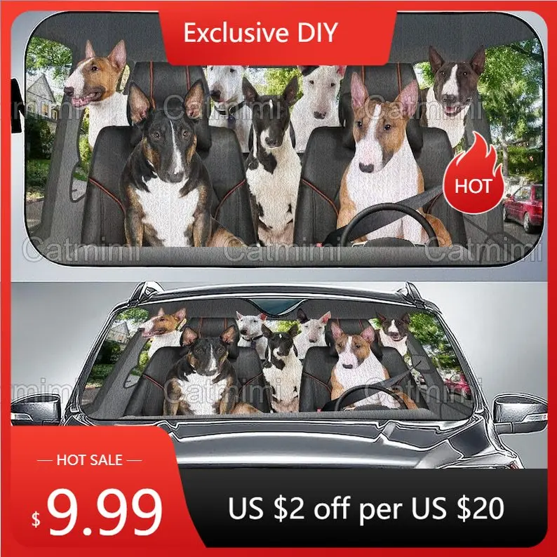 

Bull Terrier Car Sun Shade, Bull Terrier Car Decor, Auto Sun Shade, Bull Terrier Car Sun Protector, Bull Terrier Gift MCL252006A