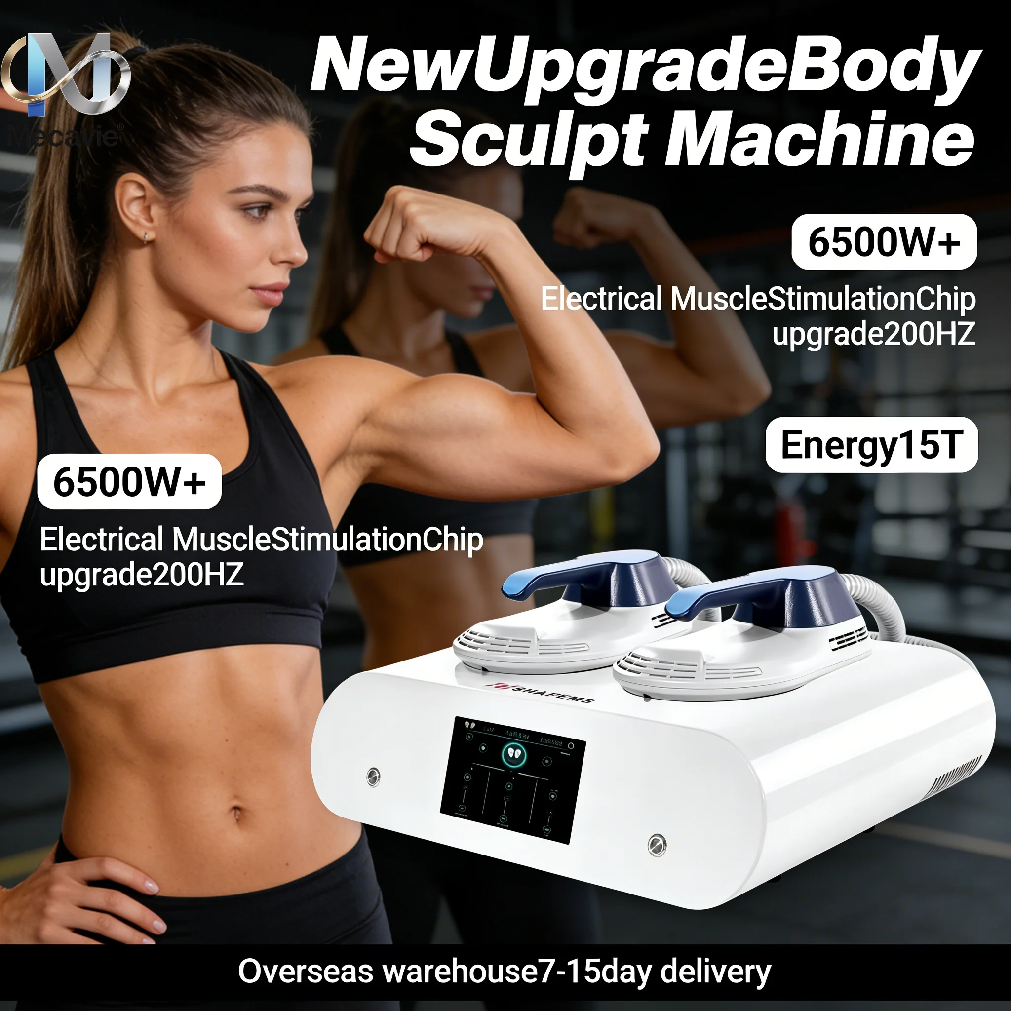 

Портативный аппарат EMSNOVA 2-в-1 для коррекции фигуры, стимуляции мышц, сжигания жира и снижения веса, косметологическое оборудование для домашнего использования