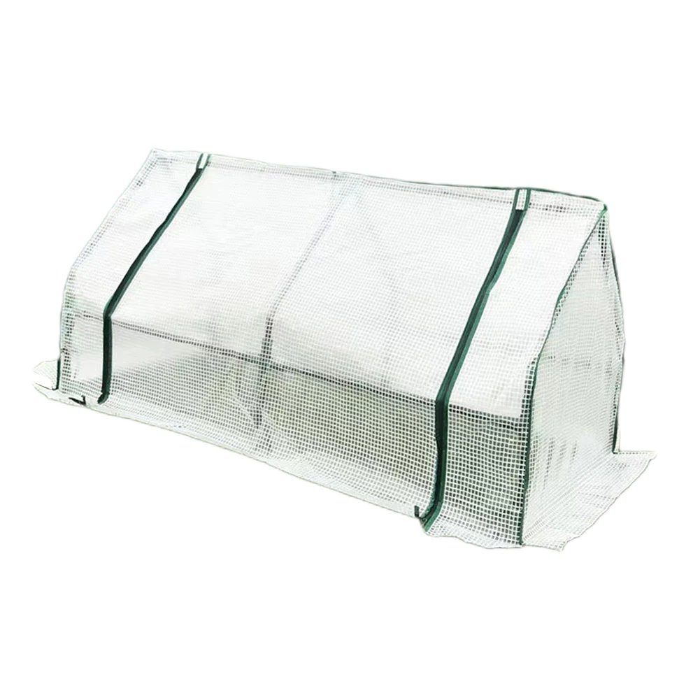 1Pcs Small Grow Tunnel Outdoor Garden Greenhouse Reinforced Cover With Mesh Grid 120x60x60cm Courtyard Greenhouse Cover