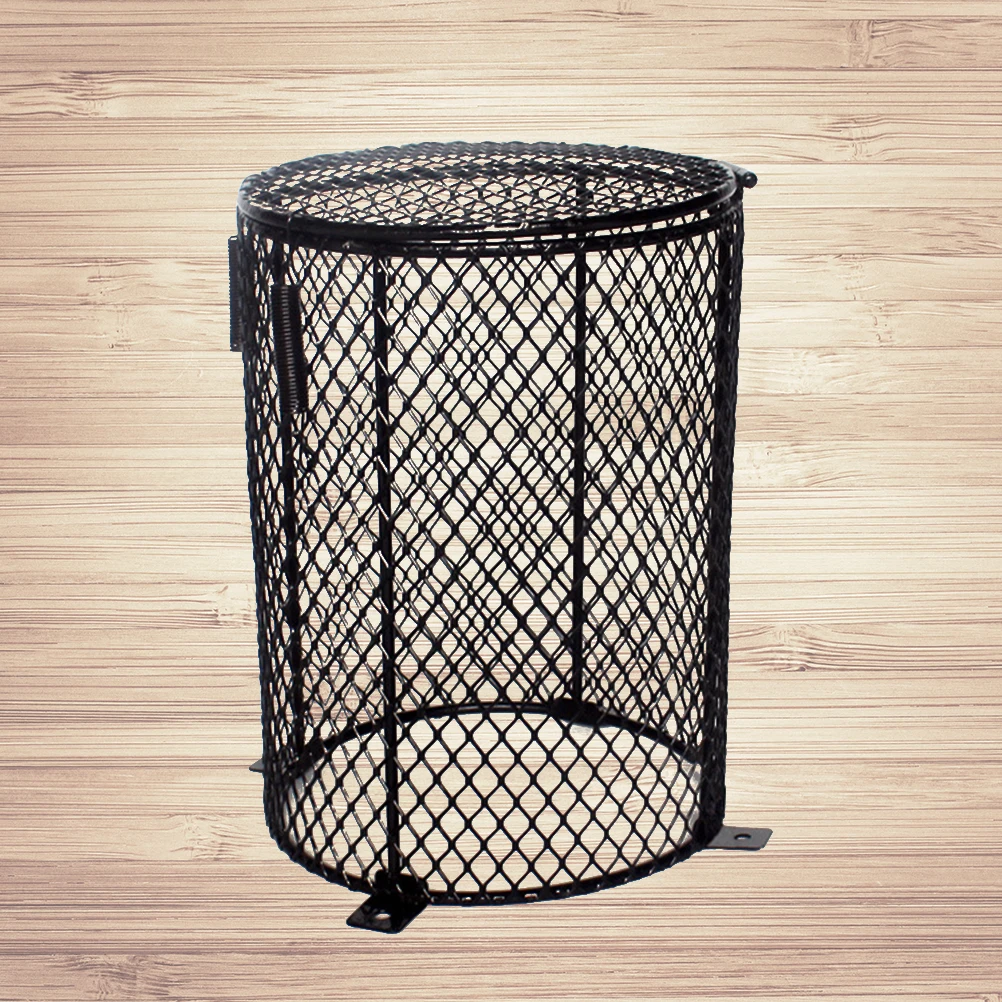 

Sturdy Iron Anti-Scald Lamp Cover Reptile Heater Guard Pet Care Lampshade For Daytime Night Light Heating Ceramic Bulb Spotlight