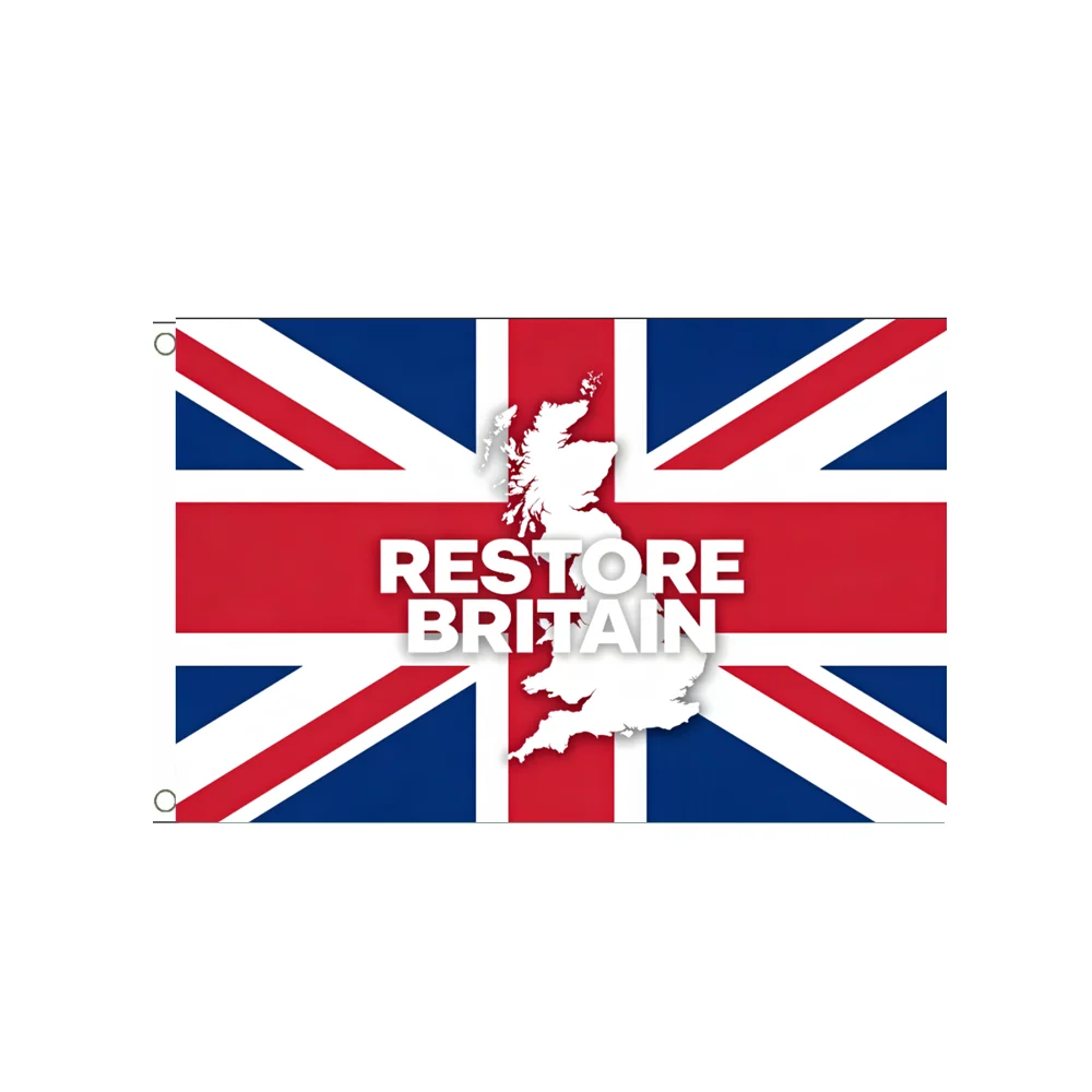 Флаг Соединённого Королевства Великобритании (Union Jack) 3x5 футов, 2x3 фута - Карта Великобритании, Британский национальный флаг, полиэстер, патриотический декор для стен, для улицы и дома