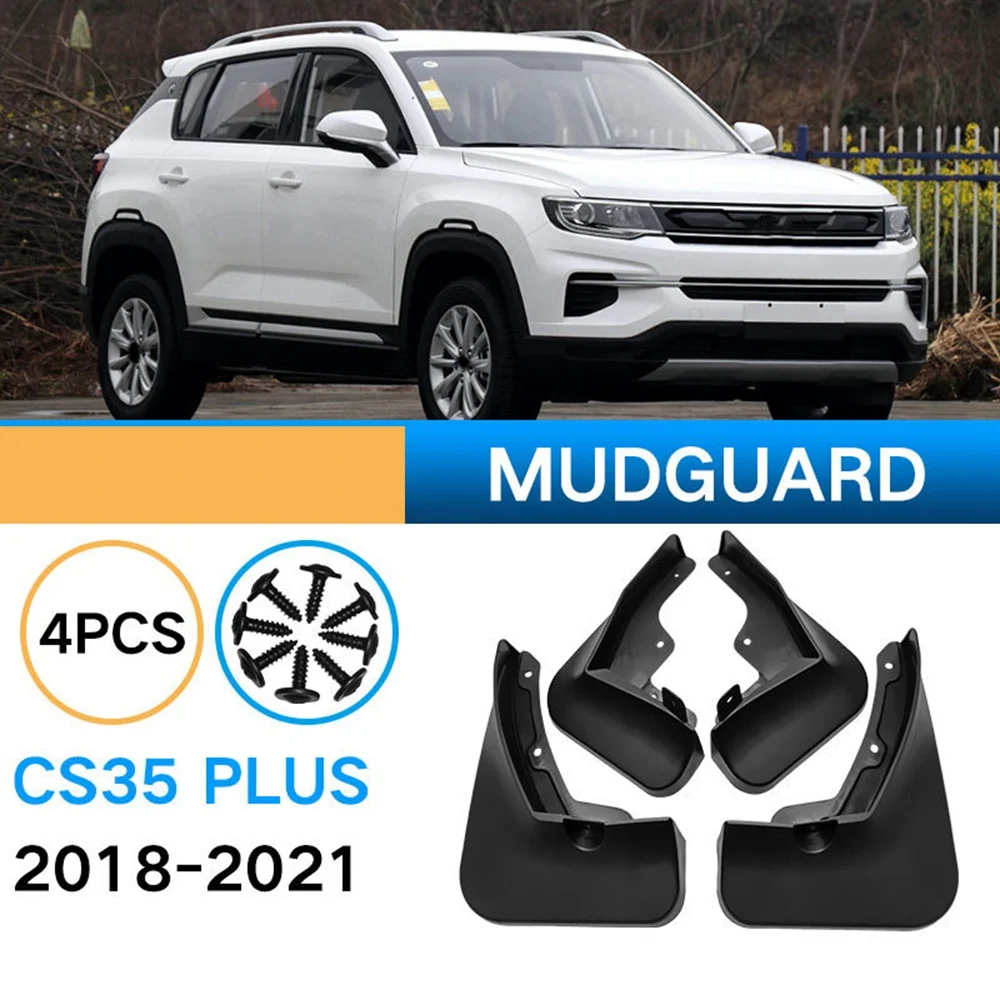 Mudguard for CHANGAN CS35 Plus 2018-2021 Front Rear Fender Mud Flaps Guard Splash Flap Mudguards Car Accessories