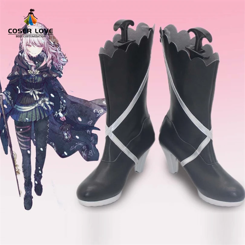 Project Sekai Colorful Stage Dark Crow's Cloak Akiyama Mizuki Cosplay Shoes Custom Made Halloween Christmas Shoes