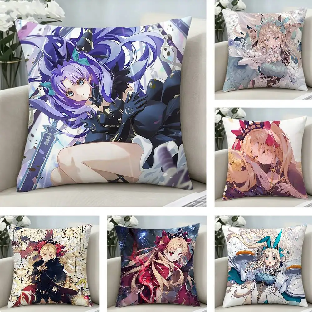 

CUTE E-Ereshkigal Fate Pillow Case Pattern Printed Pillowcase For Living Room Sofa Cushion Cover