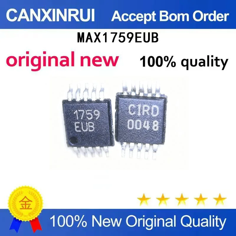 (5-100 Pieces) MAX1759EUB 1759EUB MSOP10 brand new original