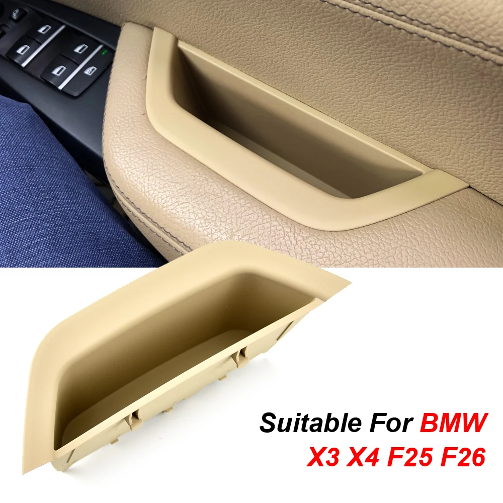 Car Door Window Interior Handle Pull Cover Trim Front Left Side for BMW X3 F25 2011-2017& X4 F26 2011-2017 ABS Plastic