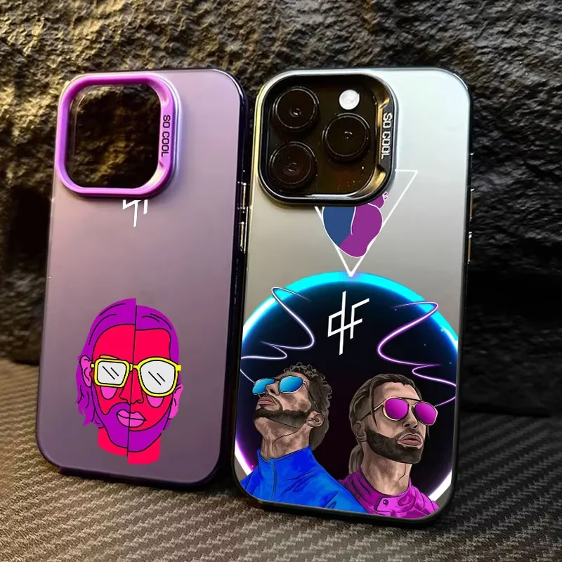 QLF x PNL Singer funda de teléfono para iPhone 17 Air 16 e 15 14 13 12 11 Pro Max Plus Mini SE 2020 2022 parachoques a prueba de golpes