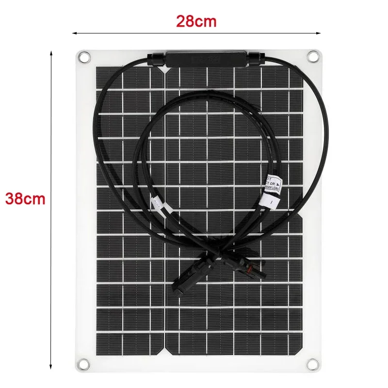 1500W 12V to 110V/220V Solar Power System 300W Solar Panel 100A Charge Controller Complete Power Generation Kit Home Grid Camp