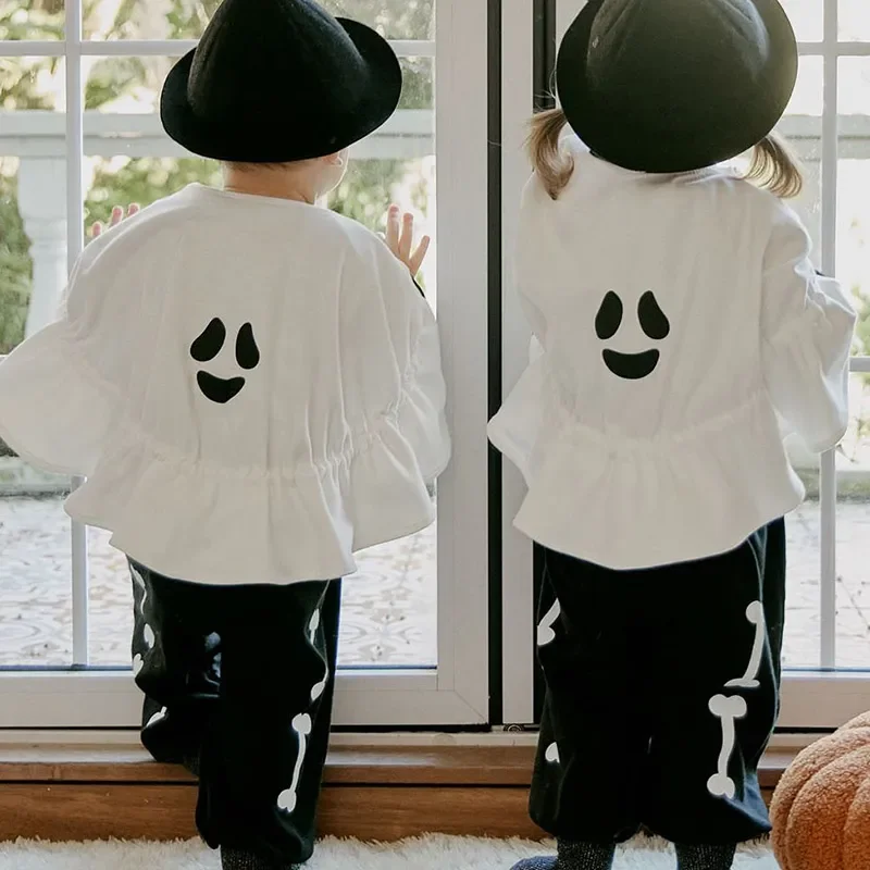 Bardibess Hallowen Baby Kleding Skelet Jumpsuits Peuter Rompertjes