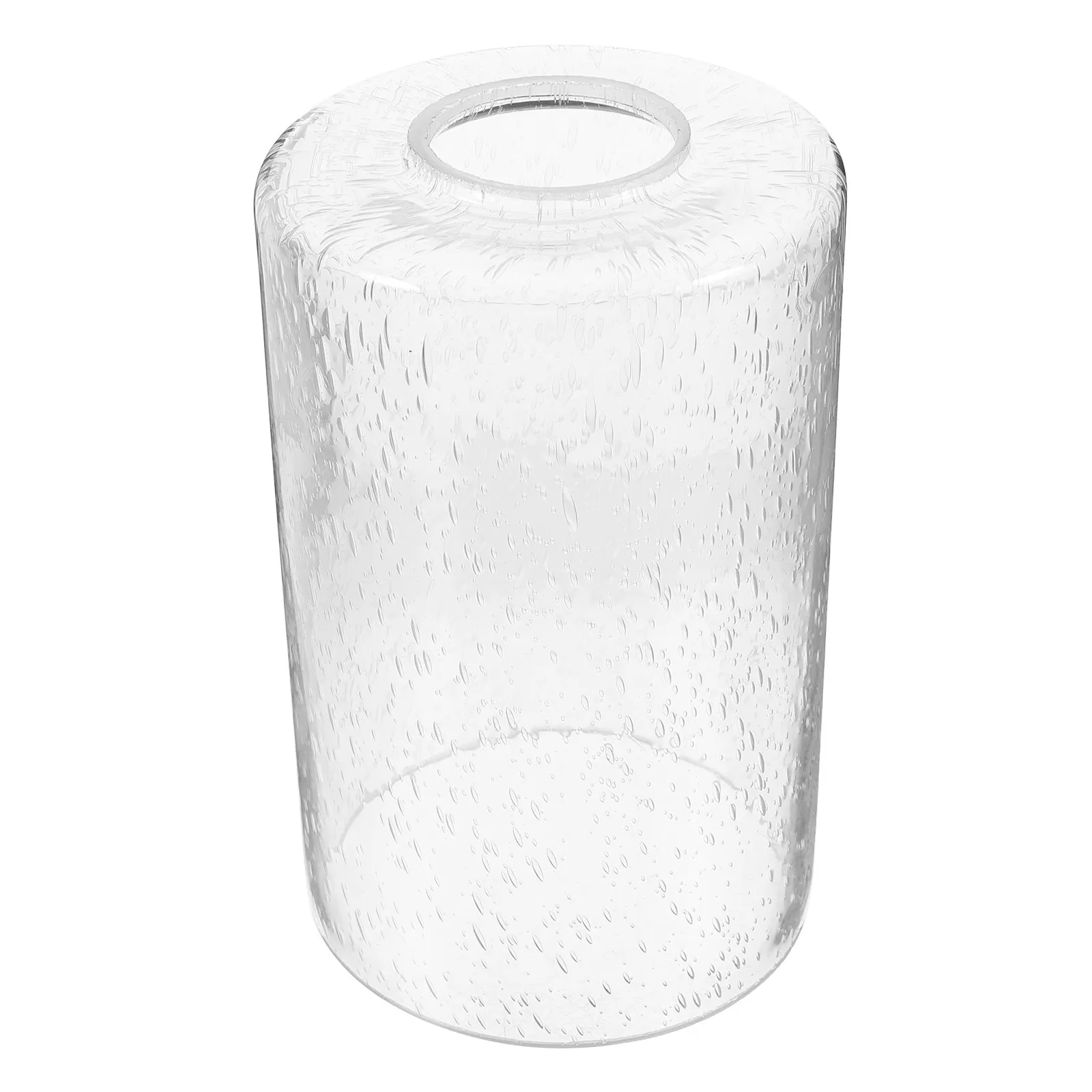 Small Transparent Cylinder Glass Lampshade Decorative Ceiling Lamp Shade Modern Replacement Glass Shade for Pendant Lamp