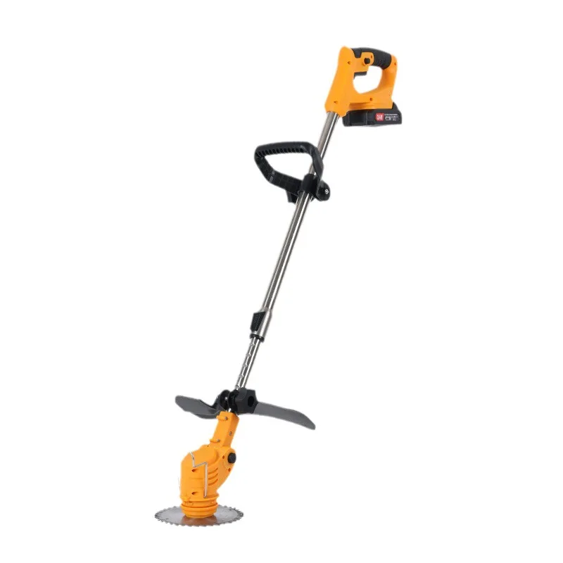 Elektrischer Rasenmäher für den Haushalt, kleiner Lithium-Batterie-Rasenmäher, multifunktionaler Rasenmäher mit hoher Leistung