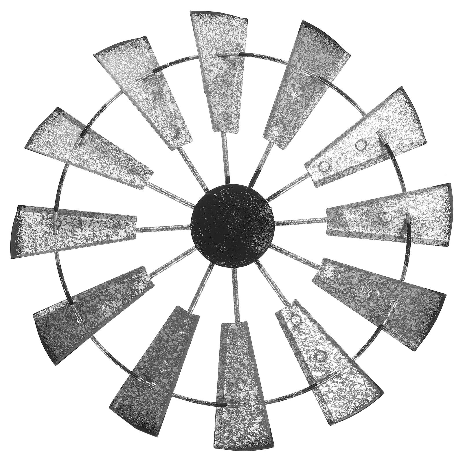 

Iron Windmill Decorations Rustic Windmills for Garden Home Farmhouse Wall Pendant