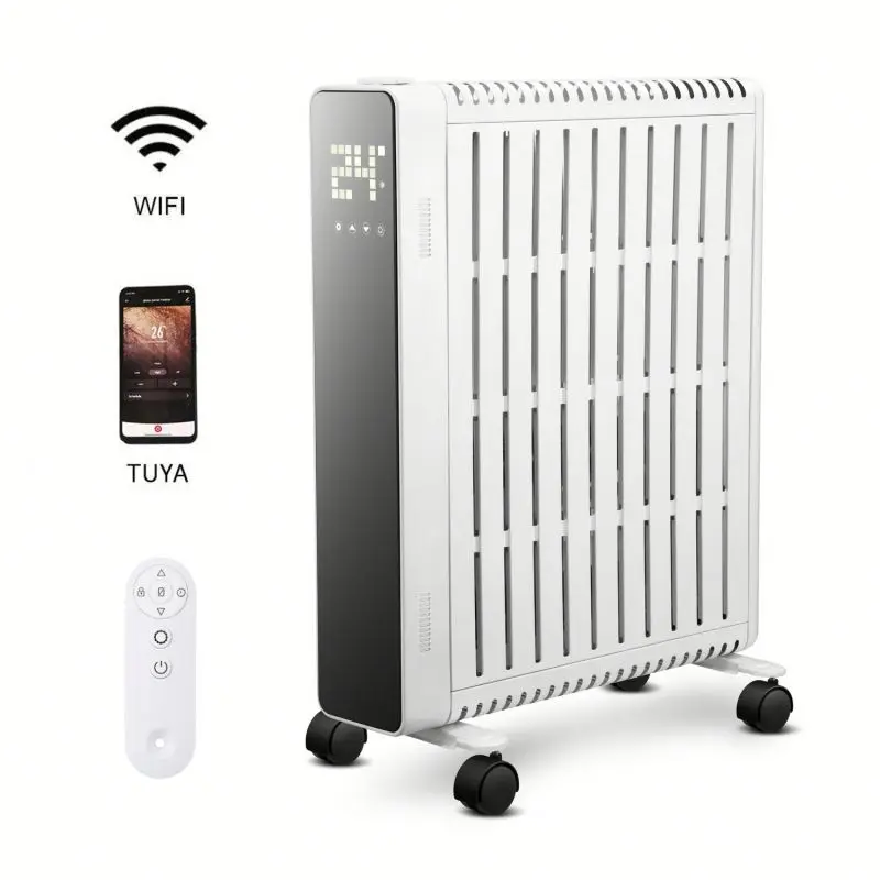 

Hot Selling Wifi App Control 2000W 2500W Thermostat Convector Heater Space Heater With Remote