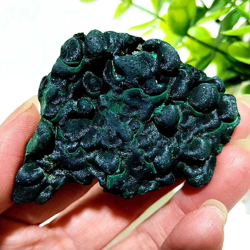 Natural Stones Grape - Cloud Shape Malachite Mineral Specimen Gemstone Meditation Energy Healing Feng Shui Crystals Room Decor