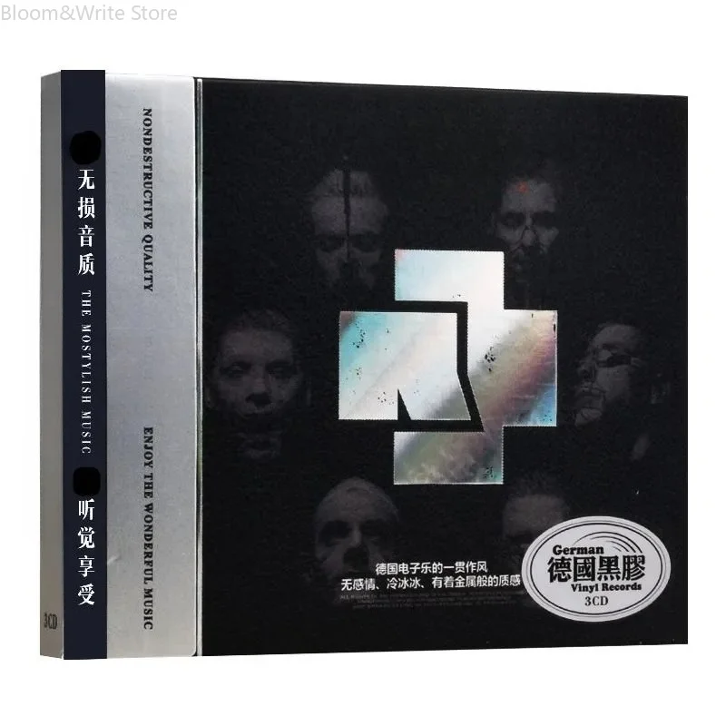 3cd-german-industrial-metal-band-greatest-hits-lossless-audio-cd-for-car-stereo-classic-metal-music-discs-fan-music-gifts