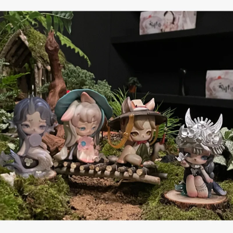 

New Authentic Ninimo Seasonal Whisper In The Clouds Series Blind Box Trendy Desktop Ornament Mystery Box Girl Customized Gift