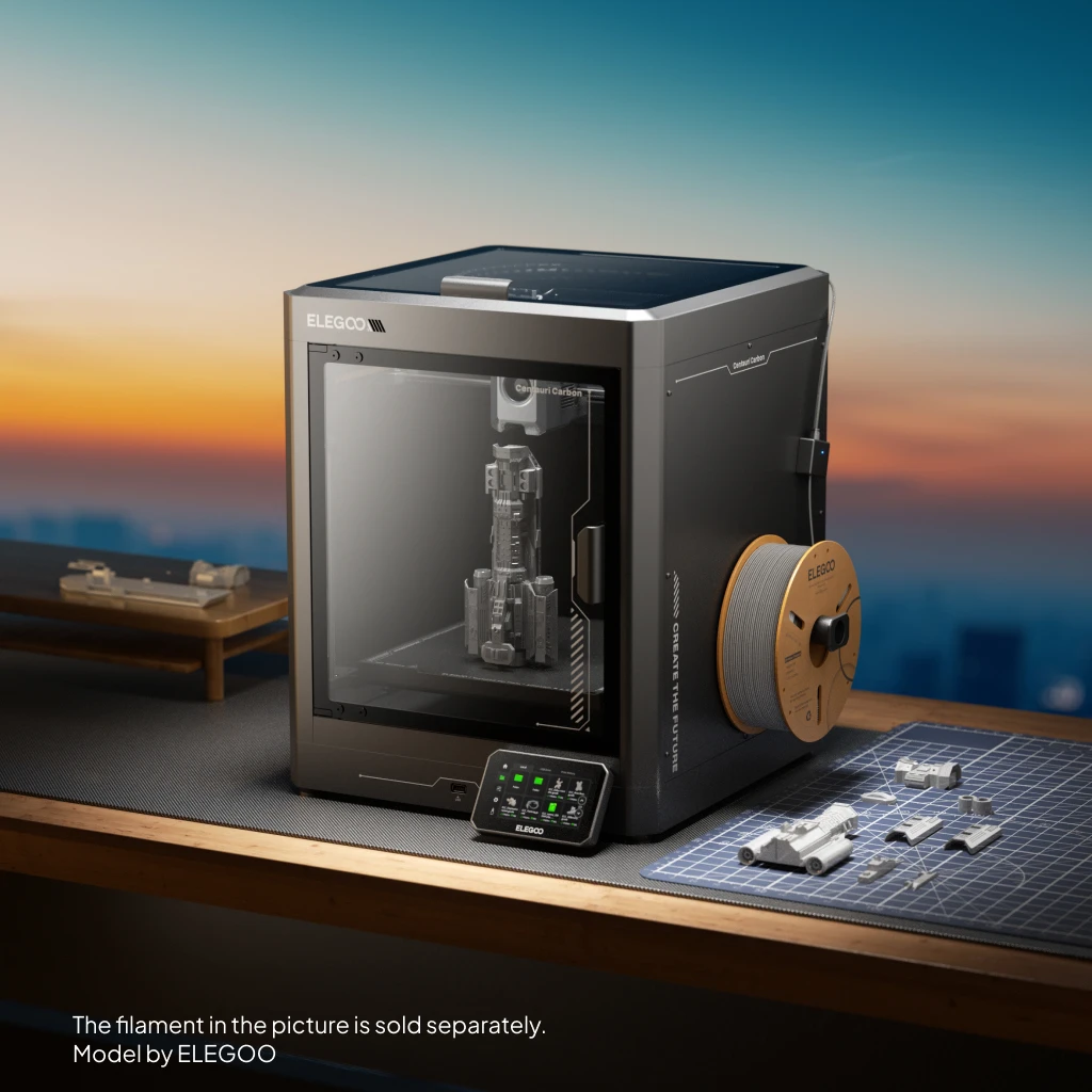 ELEGOO Centauri Carbon CoreXY 3D Printer - 500mm/s Speed, 256mm³ Volume