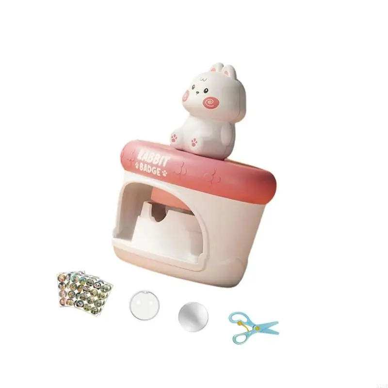 Kinderen Craft Kits Badge Maker Safe Plastic Badge Press Machine speelgoed voor kinderen Early Educational Crafting Project