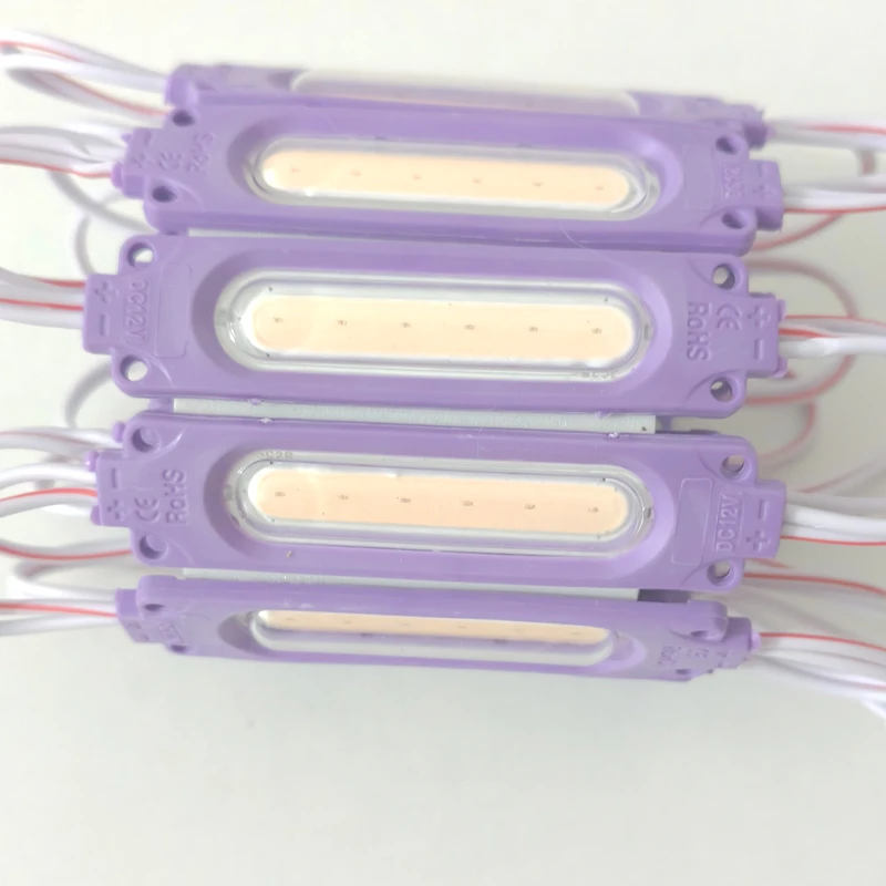 

20 шт., 12/24 В, разноцветный светодиодный модуль RGB, водонепроницаемый IP65, складной COB, световая полоса, подсветка, магазин, баннер, украшение автомобиля