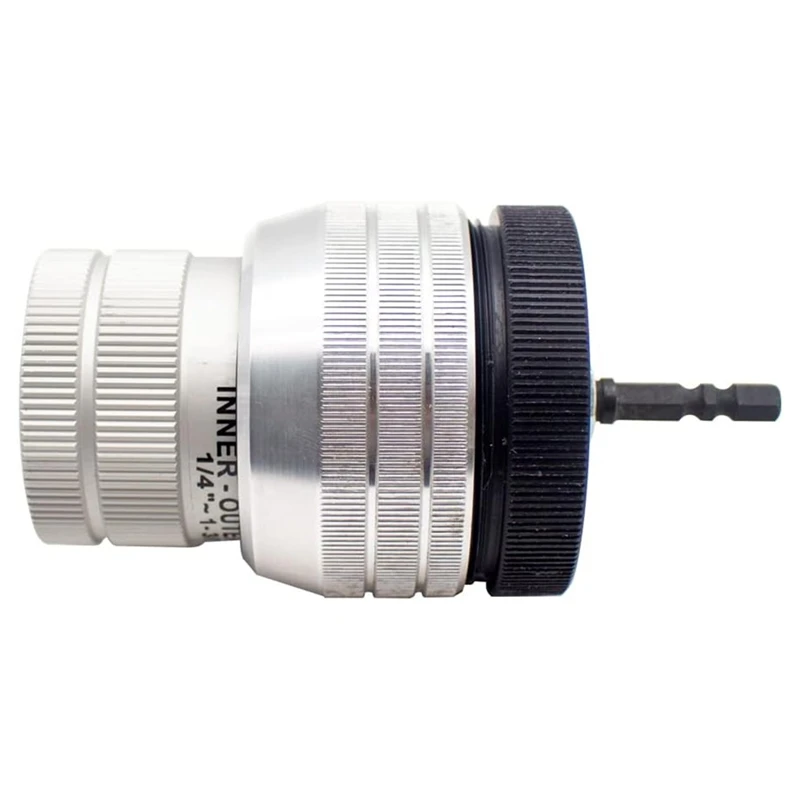 Escariador eléctrico A76X, cuchillo de recorte de chaflán de tubo de cobre de 6-35MM, escariador de desbarbado de tubos de Metal, herramienta de biselado externo interno