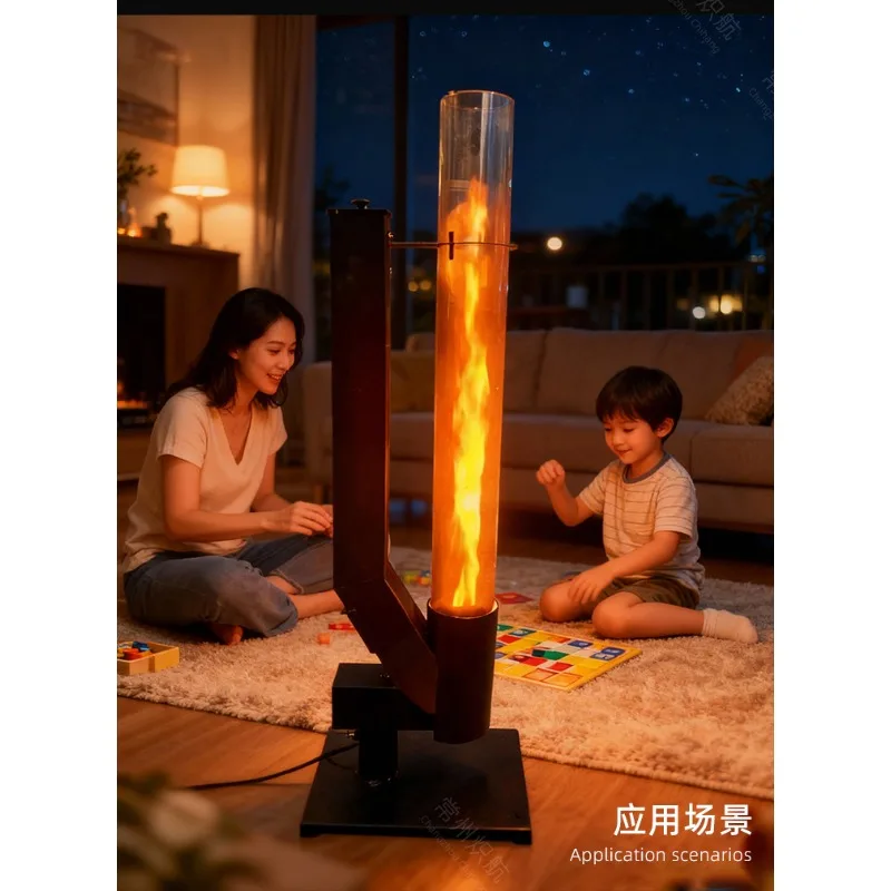 Rocket furnace Household heating  Outdoor camping Portable integrated glass heating furnace Stainless  pellet