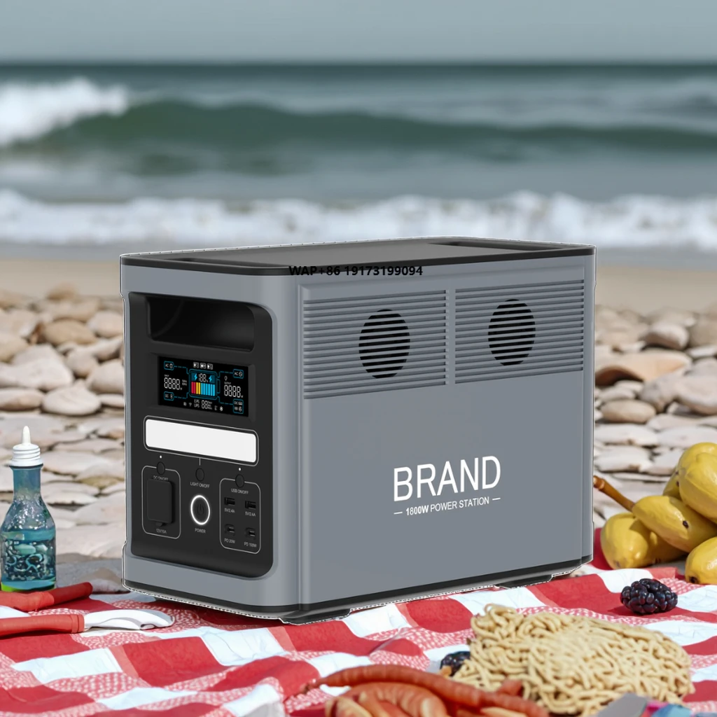 

Home Energy Storage 1800W LifePo4 Battery Portable Electric Power Station