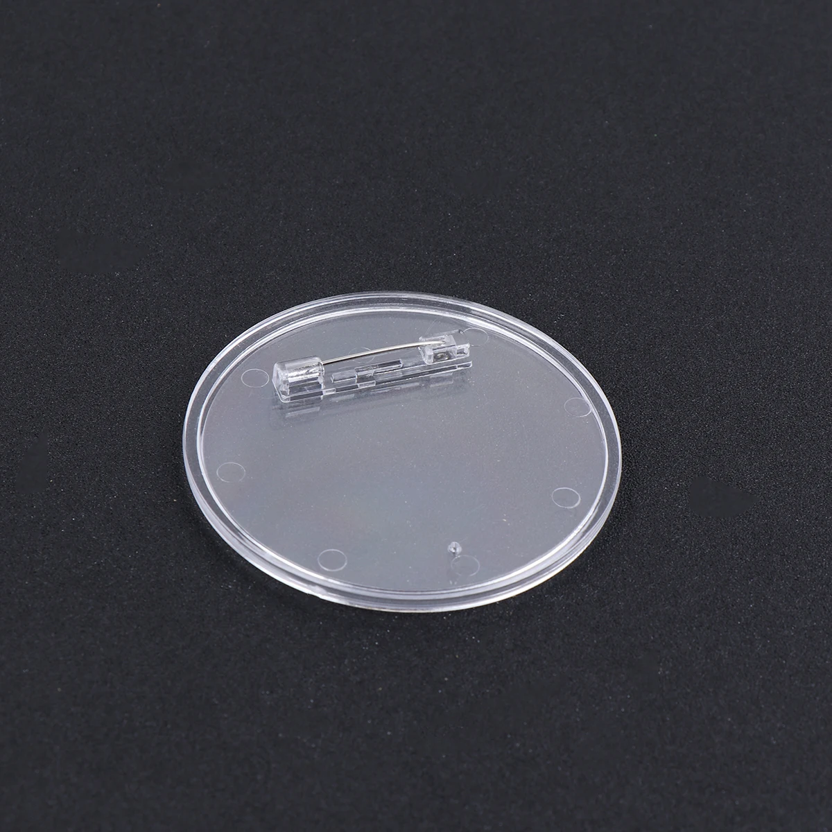 

20 Pcs Acrylic Badge Accessory Durable Lightweight Transparent Brooch Boutonniere Pins Button Child DIY Stylish Present