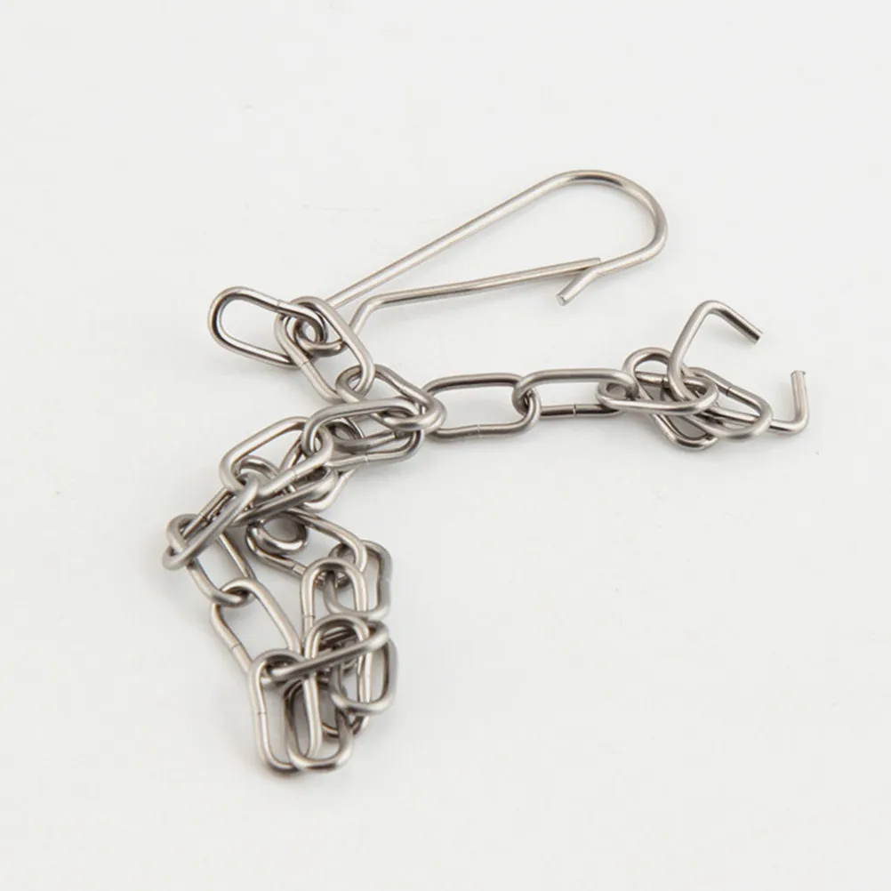 10Pcs Toilet Flapper Chains Stainless Steel Rust Resistant Replacement Tool-Free Installation Compatible with Toilet Flush Tank