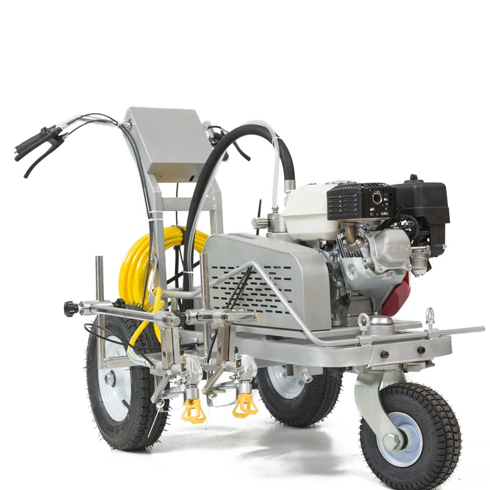 

PT-4090 Airless Hand-push Line Striping Cold Paint Road Marking Machine for Highway Construction