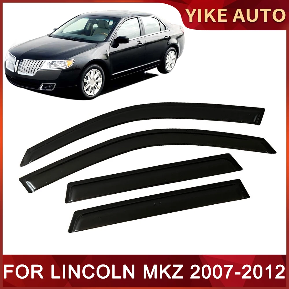 

Window Visor for LINCOLN MKZ 2007-2012 Weathershied Door Visor Wind Sun Rain Guards Side Window Wind Deflectors Auto Parts