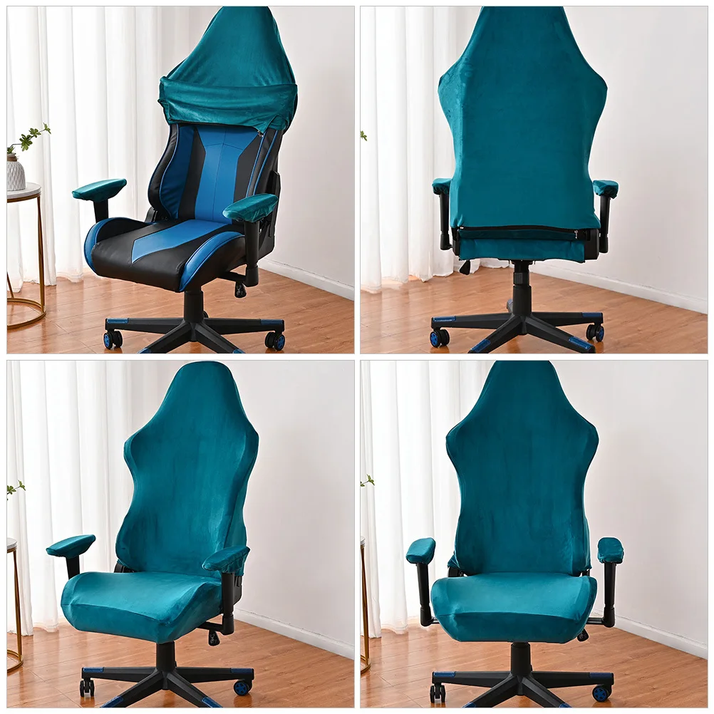 

1Set Gaming Chair Cover Redecorate and Protect Old Chairs Elastic Stretchable Office Computer Chair Slipcover for Swivel