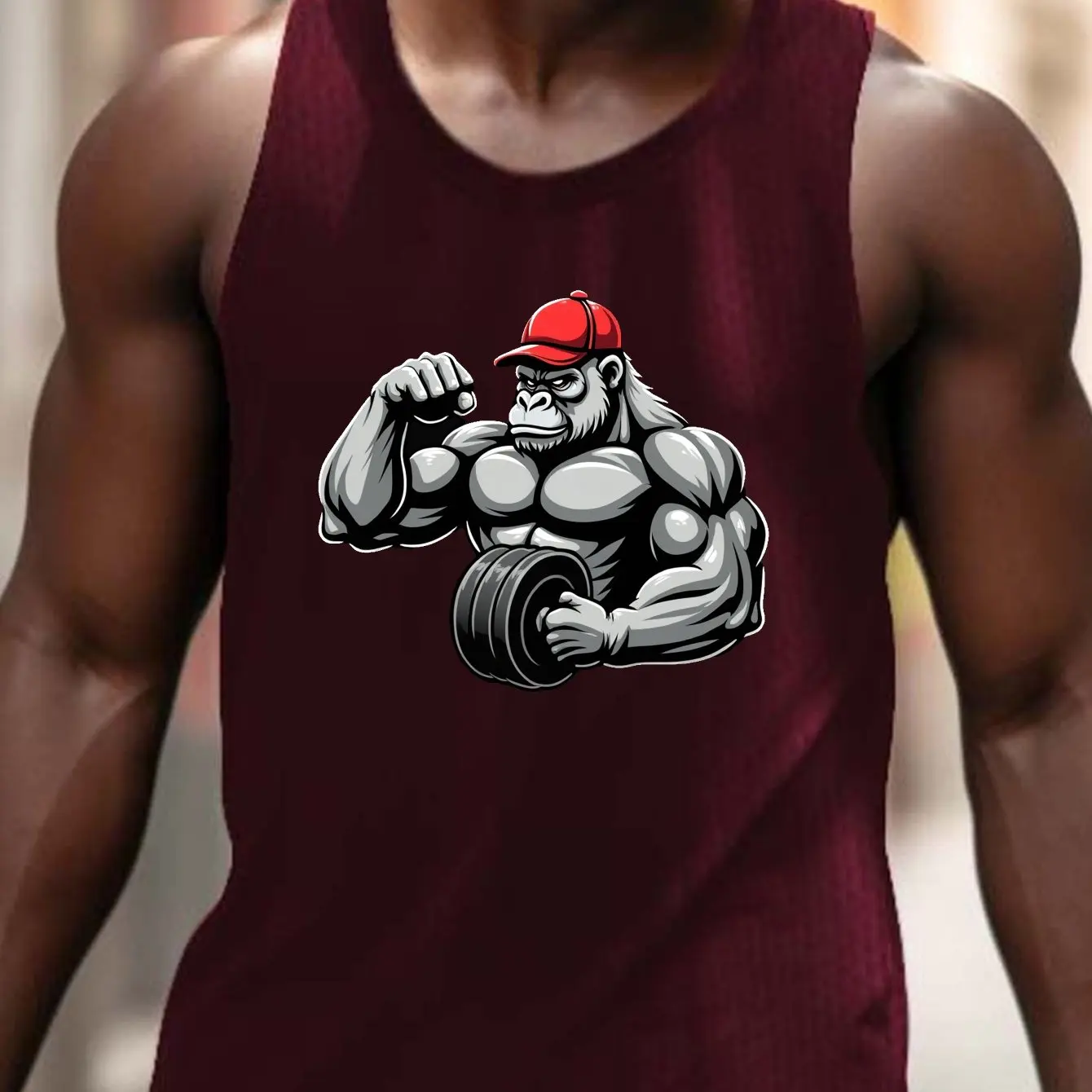 Summer 3D Fitness Printed Men's Tank Tops Casual Fashion Gym Bodybuilding Sleeveless T-shirt Oversized Daily Sport Vest For Men