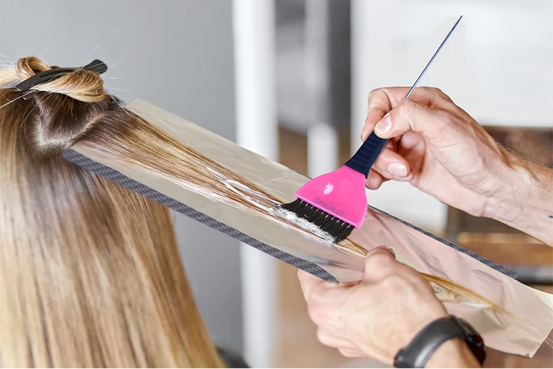 Pin-Tail-Haarfarbenpinsel, PRO SHKALLI Haarbleichpinsel, Balayage-Rundpinsel, Haarfärbepinsel, Haarfärbepinsel mit Nadel – Detail 3