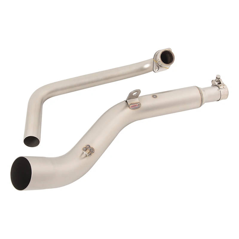 For Zontes ZT125 U1 /G1 2021-2023 Front Tube Header Link Pipe Motorcycle Exhaust Stainless Steel Connect Mufflers Silencer