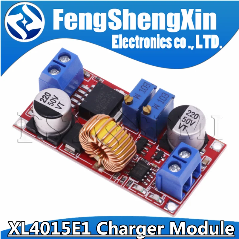 1pcs XL4015 E1 5A DC to DC CC CV Lithium Battery Step down Charging Board Led Power Converter Lithium Charger Module