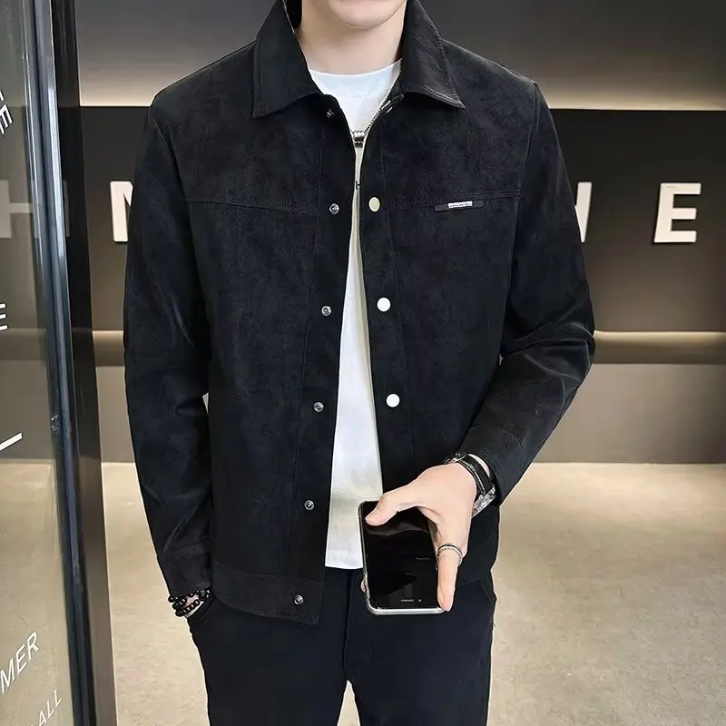 Veste Printemps-Automne Homme 2026 Nouvelle Veste Slim à Revers
