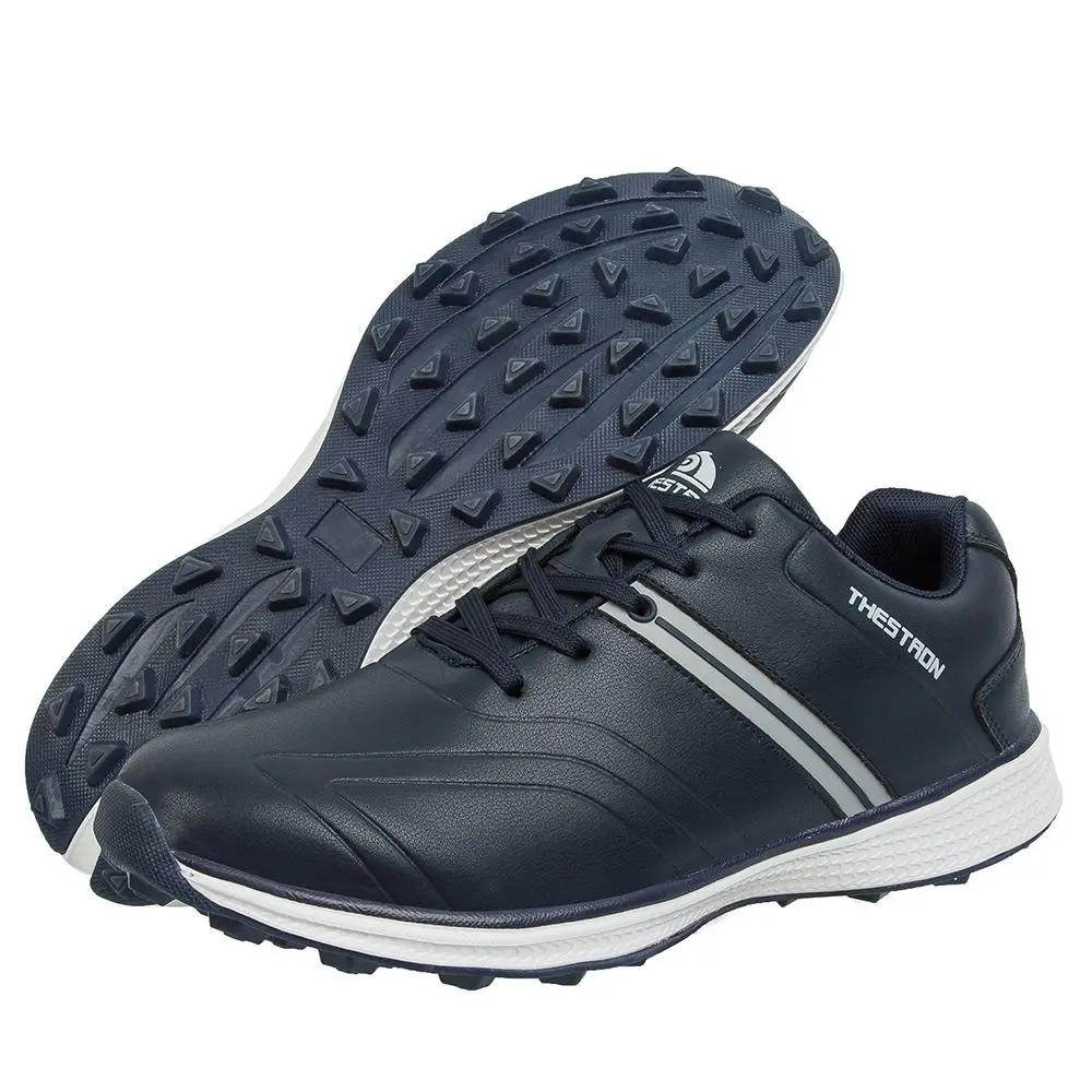 Herren große wasserdichte Golfschuhe Mikrofaser Obermaterial Herbst und Winter Golfschuhe Sport