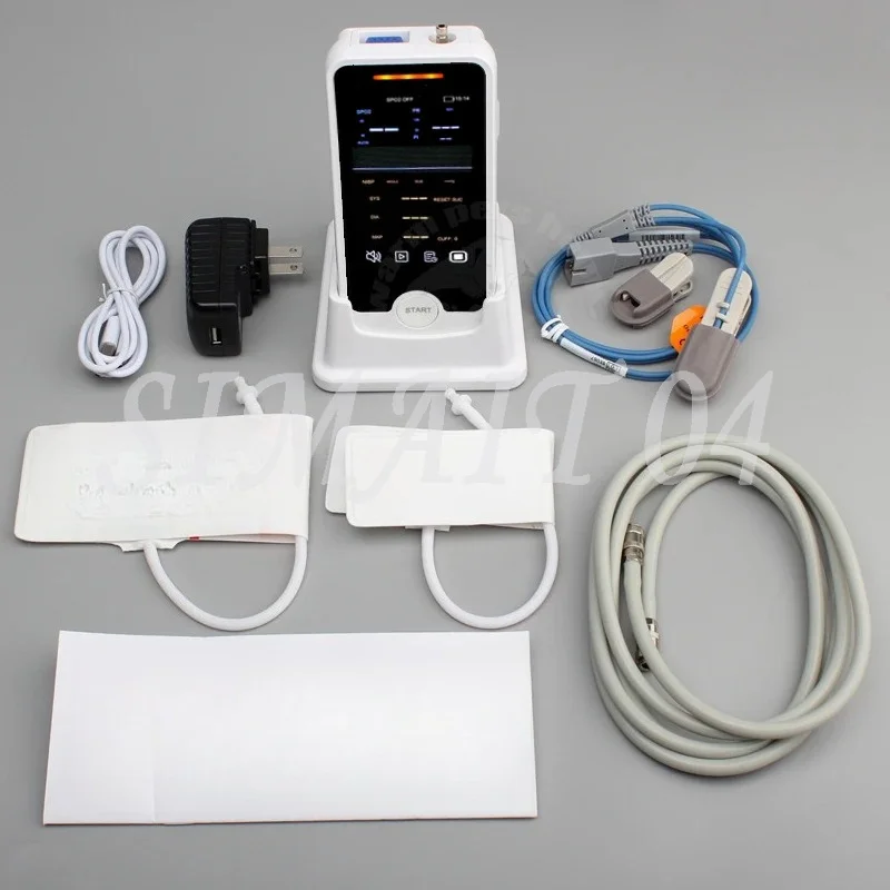 Vet Animal Dog Cat Monitor Sphygmometer Handheld NIBP SPO2 Function Patient Monitor Veterinary Equipment Machine
