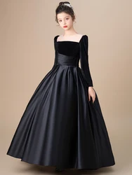 Girls elegant long haute Couture Evening gown Beauty Pageant Party Birthday Party Concert dress up/can be customized