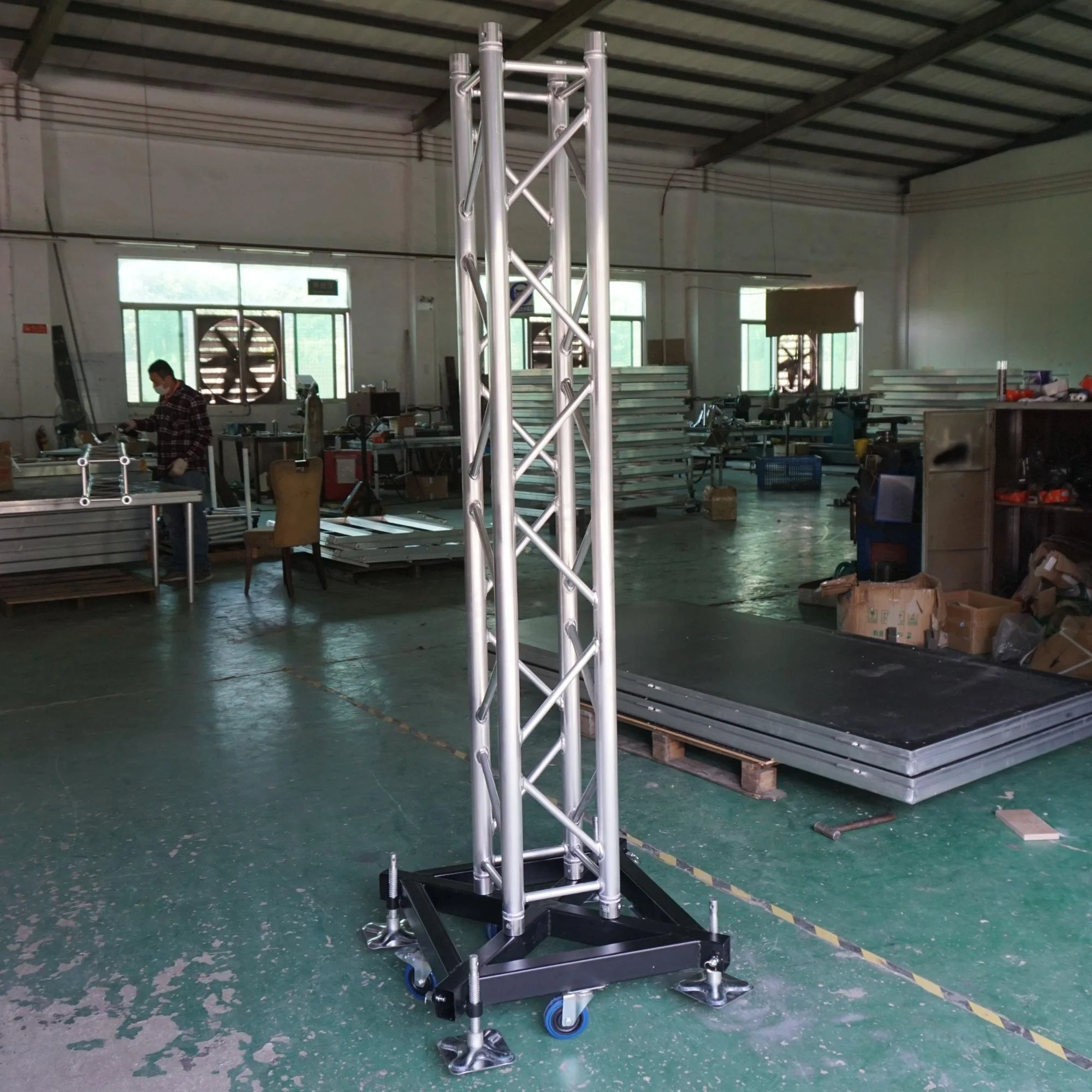 290 aluminum ladder lighting truss flat truss with 3/2/1 m