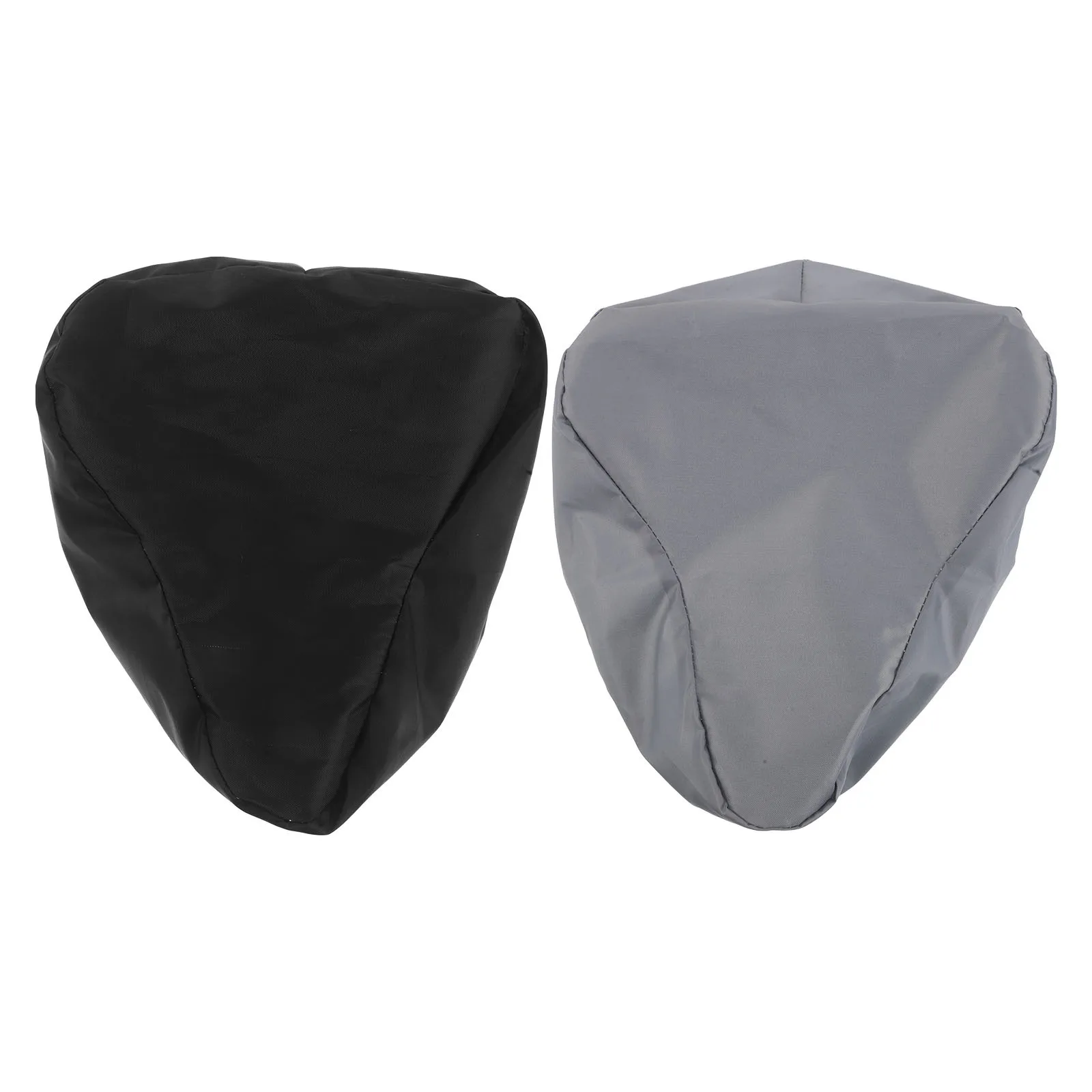 

2Pcs Bike Saddle Protective Cover 24x27cm Weatherproof Rainproof Dirt Resistant 210D Oxford Fabric Seat Protector for Exercise