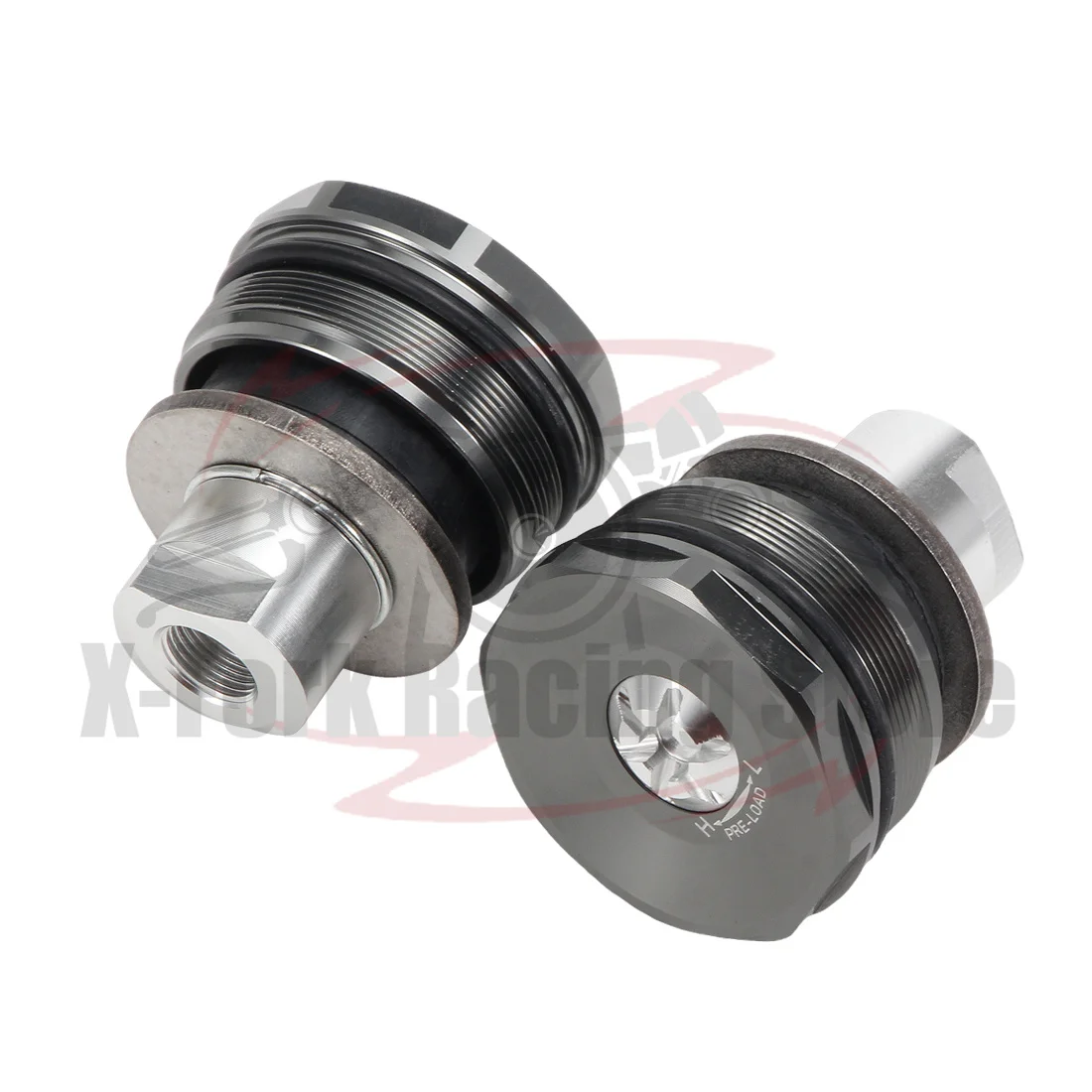 Ajustador de tapas de horquilla de precarga, pernos de horquilla ajustables de tubo delantero para KAWASAKI ZX-6R ZX6R 2013-2024 2019 2021 2022 2023 11065 0289