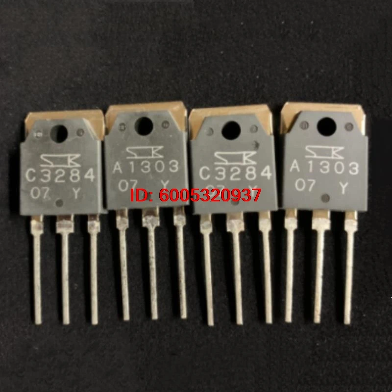 2pairs/lot A1303  C3284 2SA1303  2SC3284 New Original Genuine Amplifier Pairing Speaker Pairing TO-3P