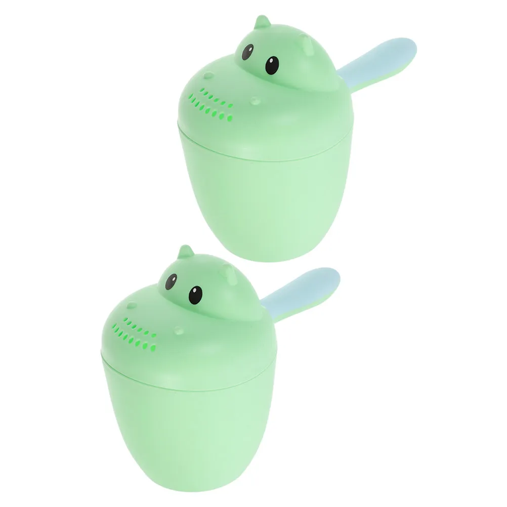 

2Pcs Baby Bath Rinse Cup Ergonomic Handle Gentle Water Flow Shampoo Rinser for Newborn Toddlers Baby Shower Supplies Bath Rinser