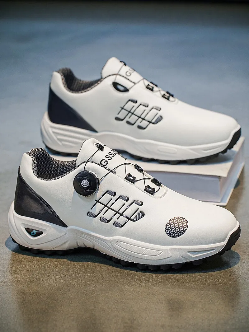 Men's Lightweight Sport Running Shoes Fall 2026 New Style Anti-slip Wear-resistant Leather Surface Badminton Golf Shoes